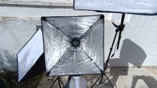 Kit de focos de iluminacion para fotografía