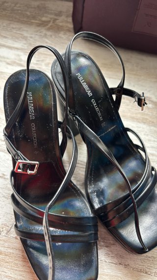 Tacones negros plataforma