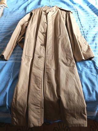 Trench beige uomo