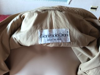 Trench beige uomo
