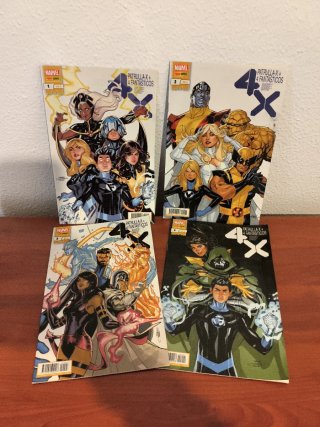 Marvel Comic 4 Fantásticos + Patrulla X