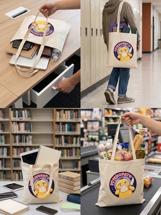 TOTE BAG PSYCHOPATO | POKÉMON PSYDUCK