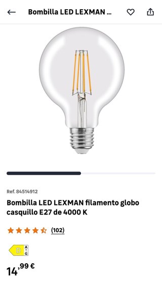 Lámpara de tela y yute