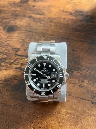 Rolex Submariner Automático Negro/Plata