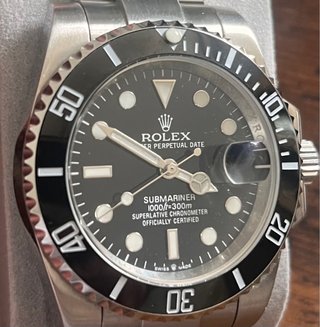 Rolex Submariner Automático Negro/Plata