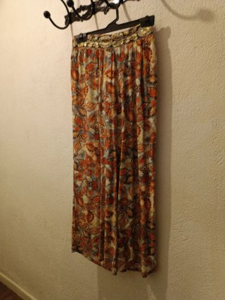 Pantalón palazzo estampado M/38