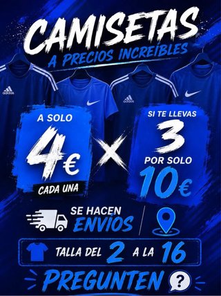 Lote Camisetas Niños Varias Marcas 3X10€