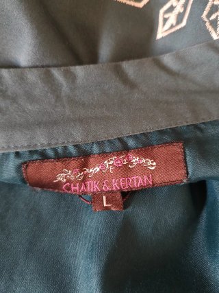 Vestido abrigo Chatik Kertan verde