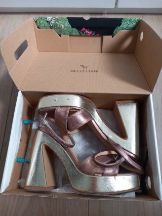 Zapatos Bellehari Talla 41 Plataforma