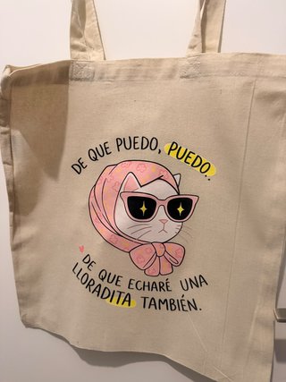 TOTE BAG HUMOR MOTIVADORA