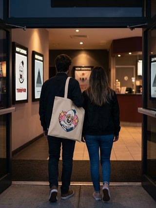 TOTE BAG TERRIFIER | ART THE CLOWN