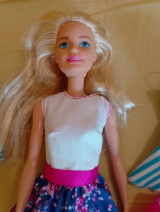 Barbie con vestiti e accessori