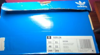 Adidas Ozelis Zapatillas Negro/Azul Originals