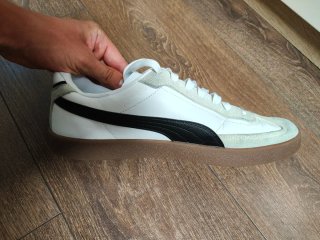 Zapatillas Puma Palermo Blancas y Negras