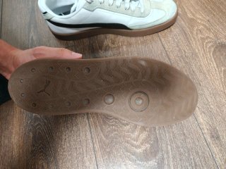 Zapatillas Puma Palermo Blancas y Negras