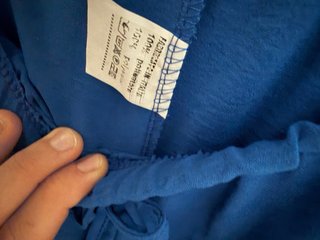 Pantalón bombacho azul