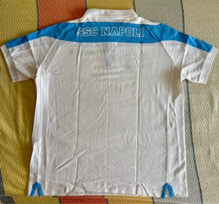 Maglietta Polo Calcio Napoli Macron Cotone