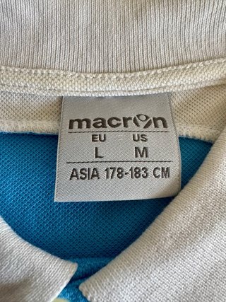Maglietta Polo Calcio Napoli Macron Cotone