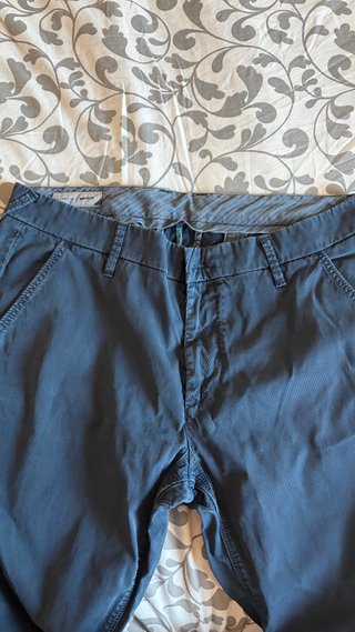Pantaloni Chino GAS Uomo Blu W34/48