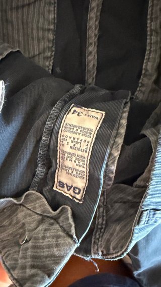Pantaloni Chino GAS Uomo Blu W34/48