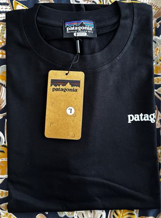 Camiseta Patagonia Negra Talla L