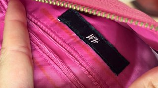Bolso rosa de piel
