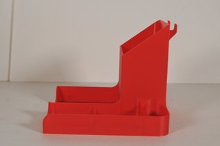Organizador de escritorio rojo