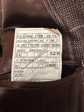 Traje Gucci cuadros hombre