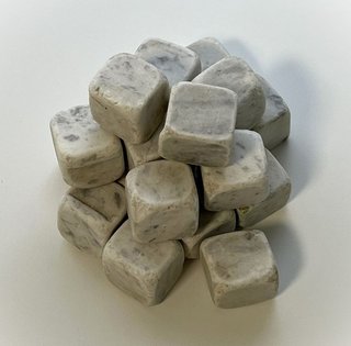 Piedras Cuadradas Pequeñas Decorativas Blancas 5kg