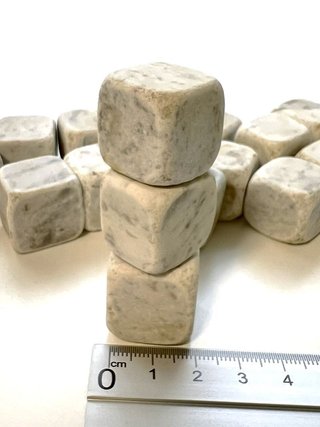 Piedras Cuadradas Pequeñas Decorativas Blancas 5kg