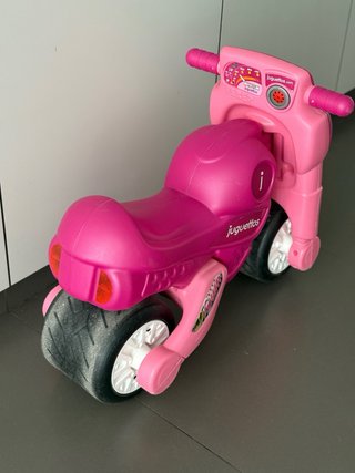 Moto correpasillos Juguettos rosa