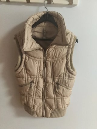 Chaleco beige talla S