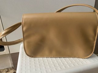 Bolso de mano beige