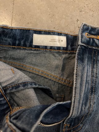 Falda vaquera Zara Talla S
