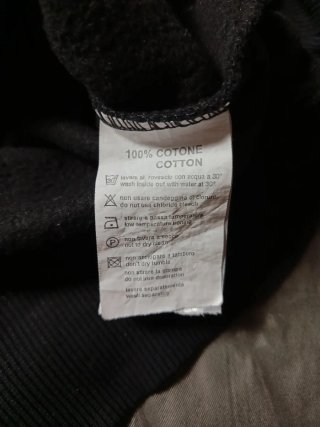 Sudadera Fila Negra con Logo