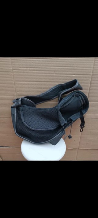 Bolso Transportín Perro Pequeño Gris/Negro
