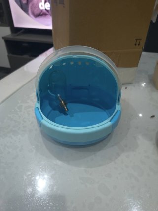 Transportín para hámster azul