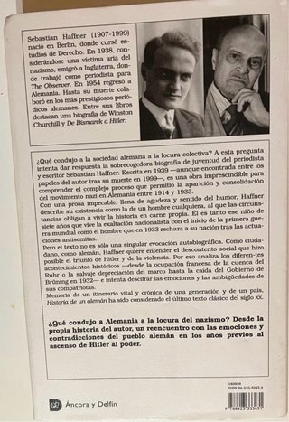 Historia de un alemán memorias 1914-1933