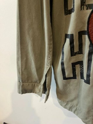 Chaqueta verde militar para mujer Zara, talla XS