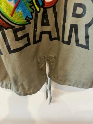 Chaqueta verde militar para mujer Zara, talla XS