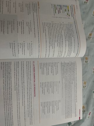 Lengua castellana y literatura, 1 BACH.