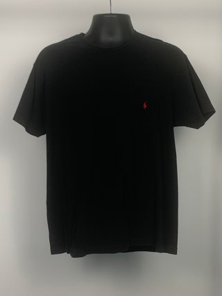T-Shirt Ralph Lauren Nera, Taschino Pony Rosso | M