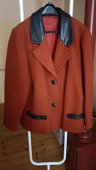 Chaquetón paño lana virgen