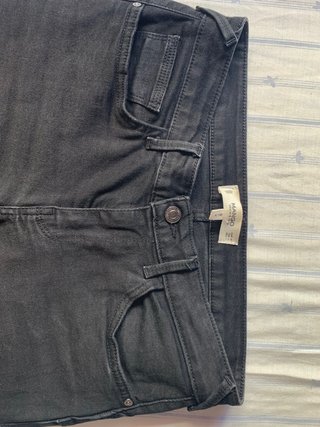 Pantalón vaquero negro skinny Mango Talla S