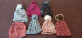 Lote Gorros Niña 5-8 Años