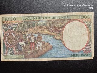 Billete 1000 Francos África Central