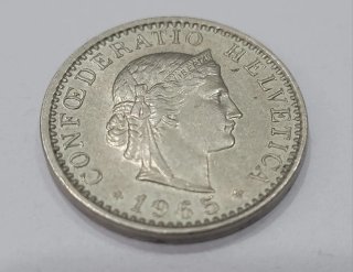 20 Rappen Franco Suizo 1965
