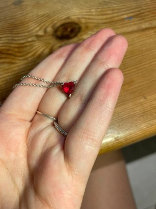 Collar Pandora Corazón Rojo 5925 ALE