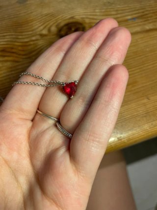Collar Pandora Corazón Rojo 5925 ALE