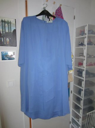 Elegante conjunto azul cielo